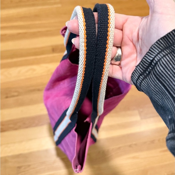 Melody Suede Leather Tote in Fuschia - Picture 13 of 16